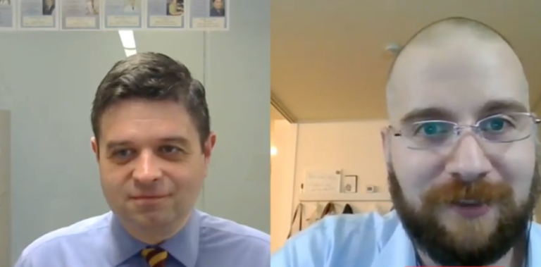 Dr. Brian Van Tine and Dr. Charles Schutt